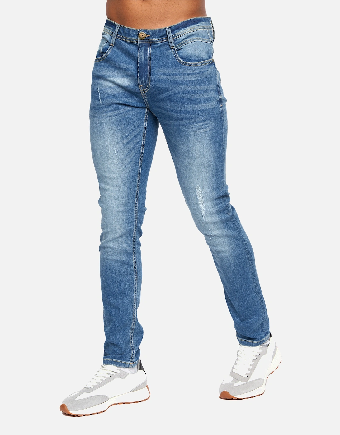 Duck and Cover Mens Tranfil Slim Jeans