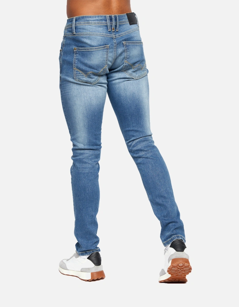 Duck and Cover Mens Tranfil Slim Jeans
