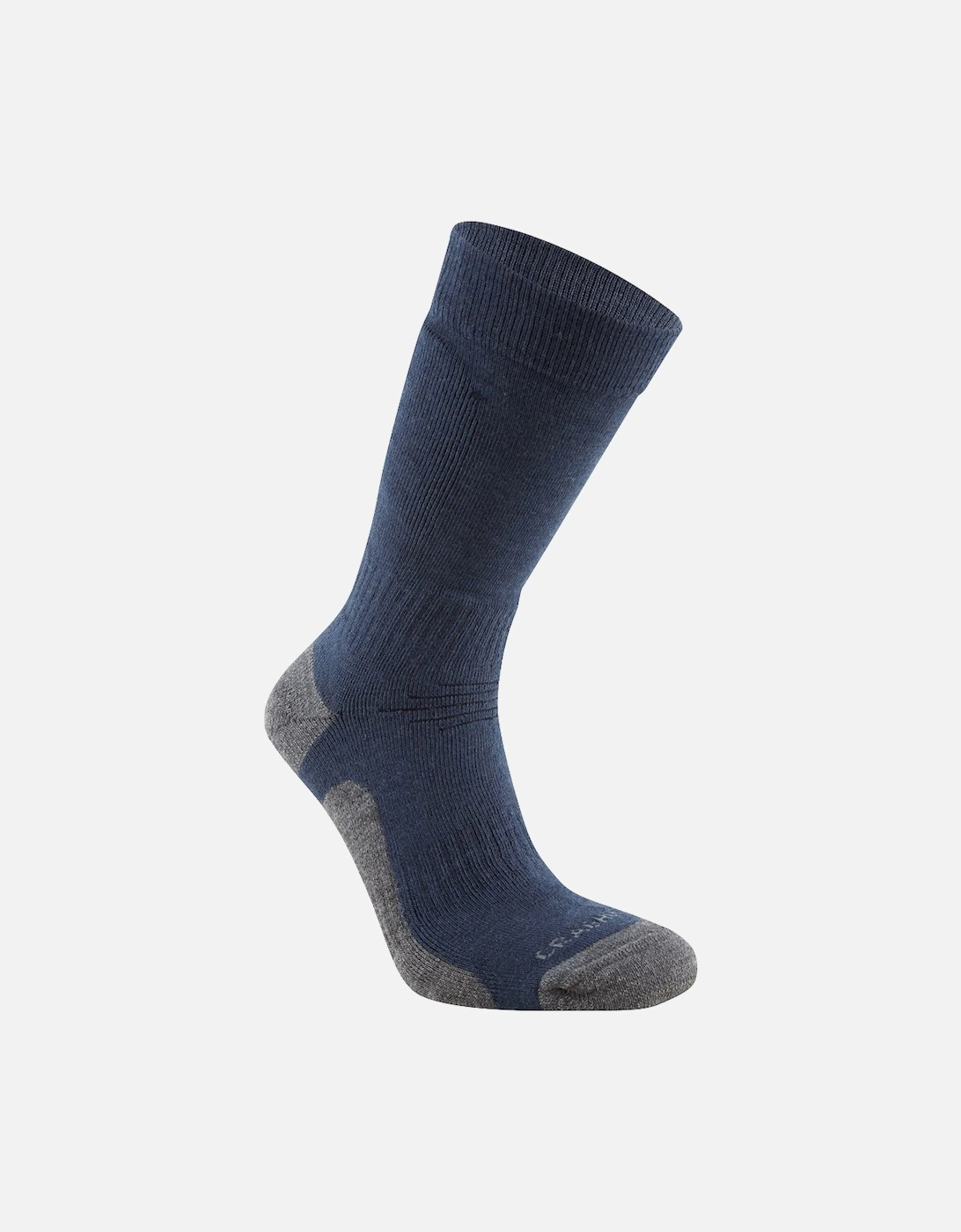 Mens Trek Merino Wool Cushioned Walking Socks, 2 of 1