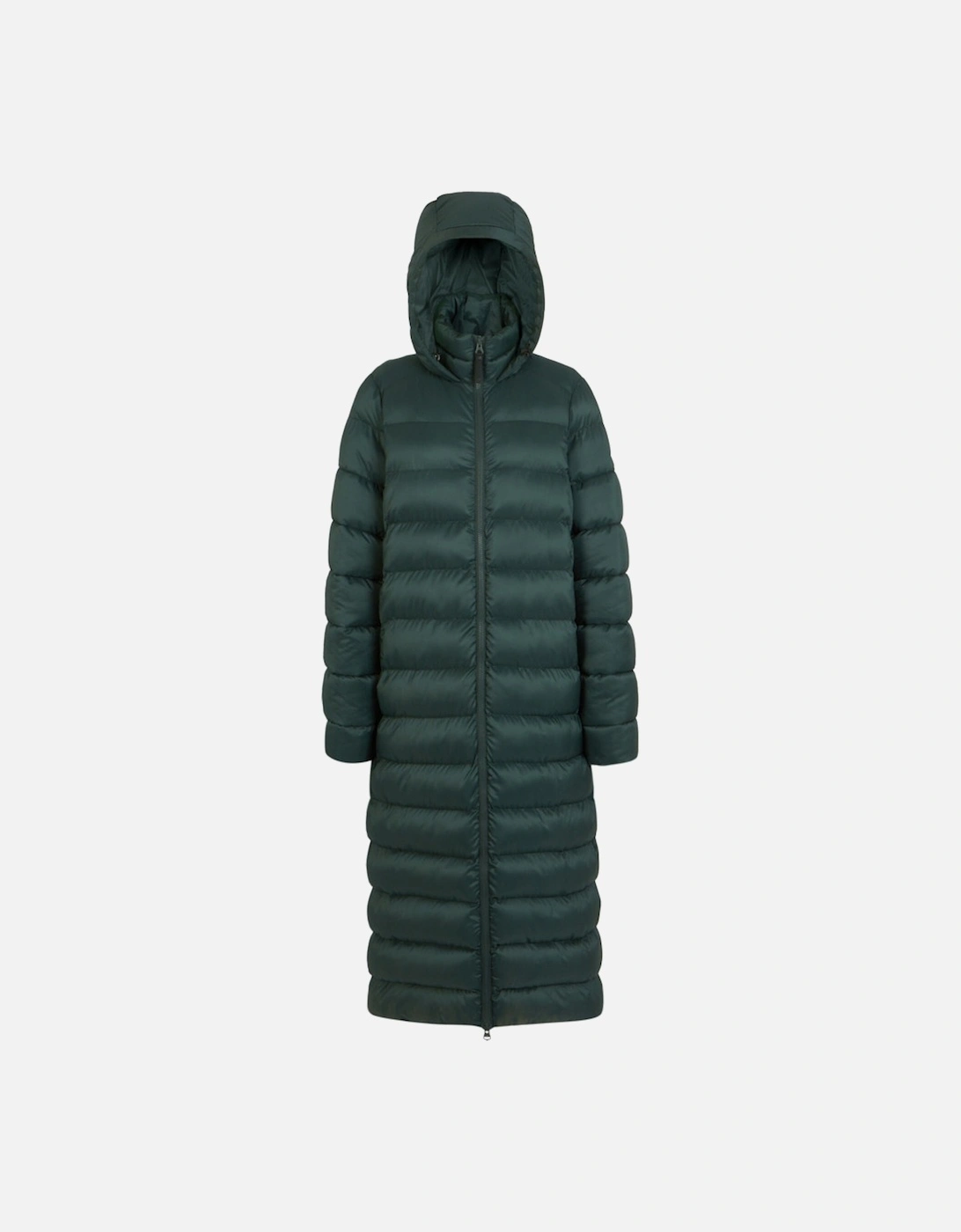 Womens Elender Longline Padded Hooded Jacket Coat