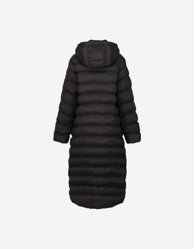 Womens Elender Longline Padded Hooded Jacket Coat