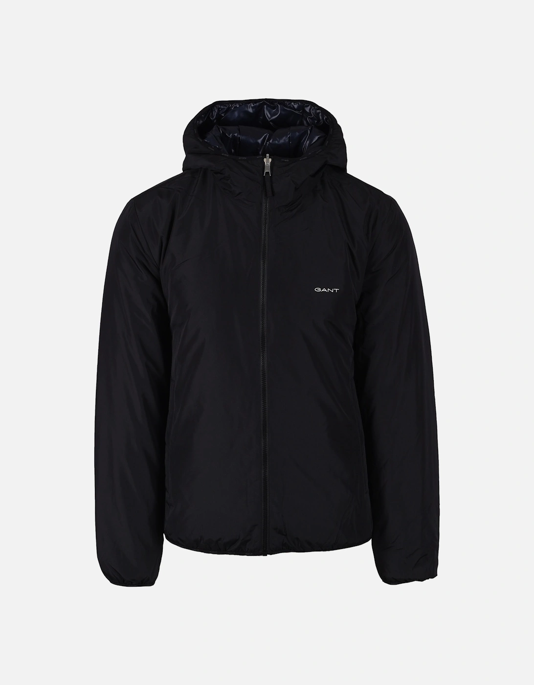 Reversible Hooded Jacket Black, 7 of 6