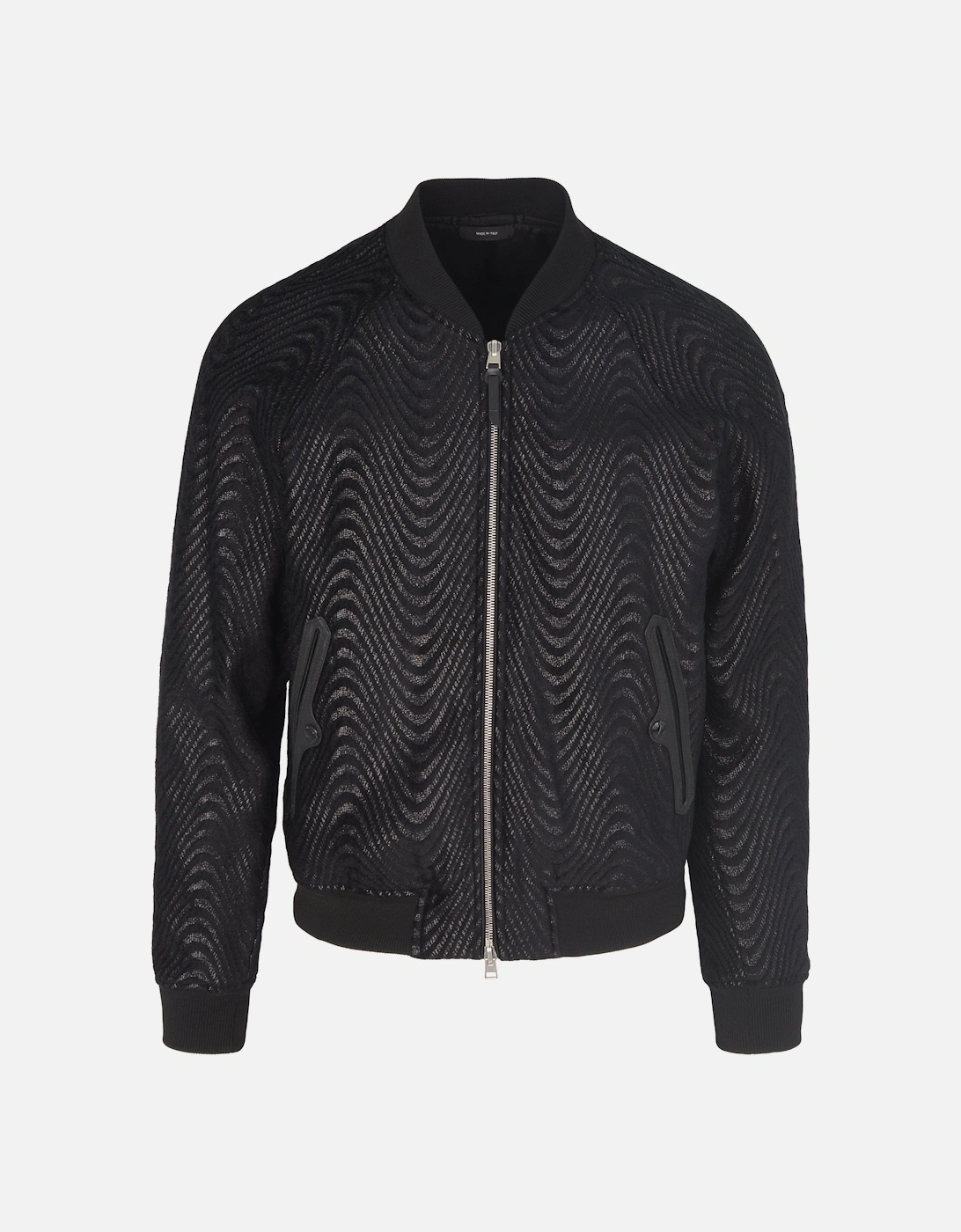 WAVE JACQUARD BOMBER, 11 of 10