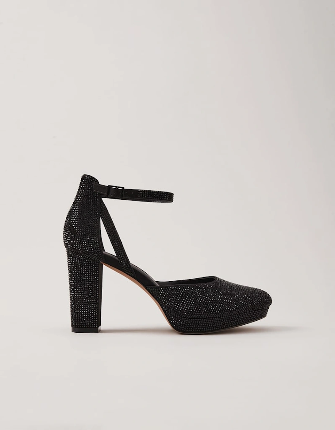 Black Sparkly Platform Heels, 10 of 9