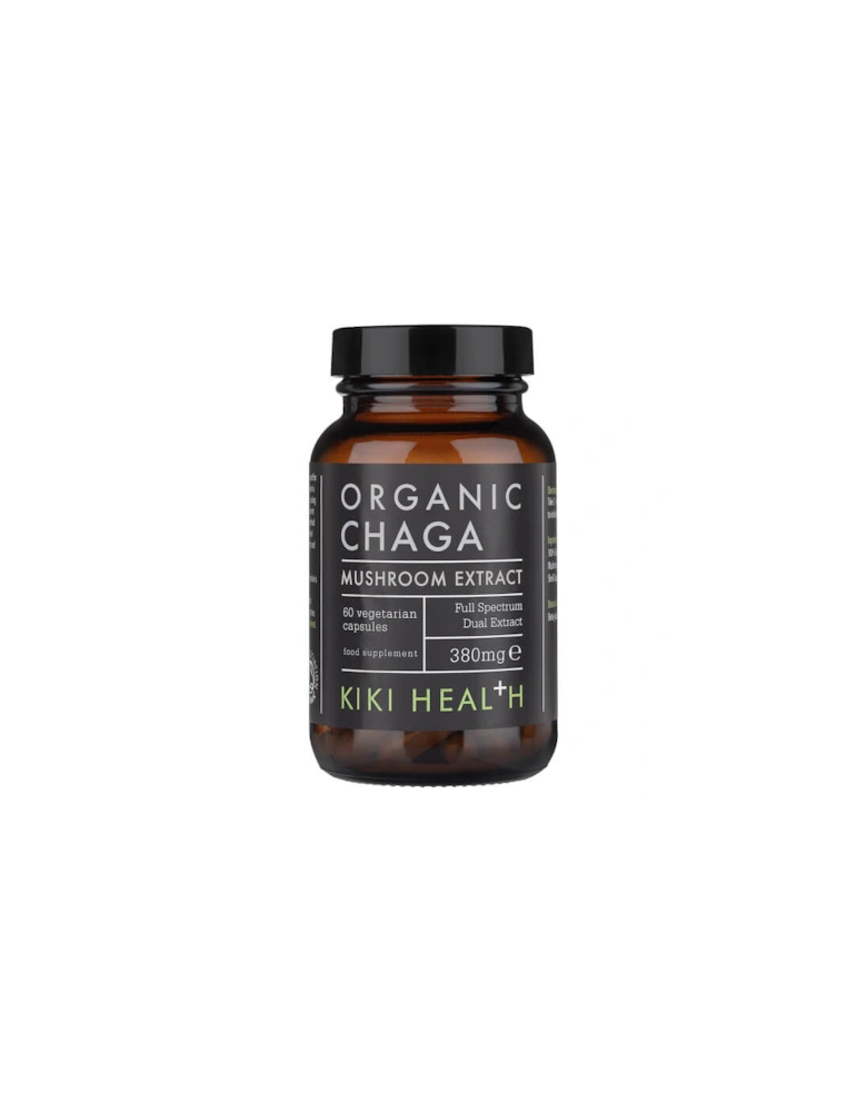 Organic Chaga Extract Mushroom (60 Vegicaps) - KIKI Health