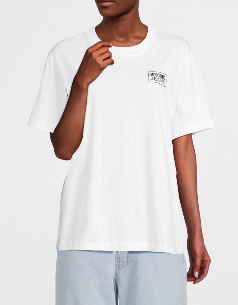Small Logo T-shirt - Fantasy Print White