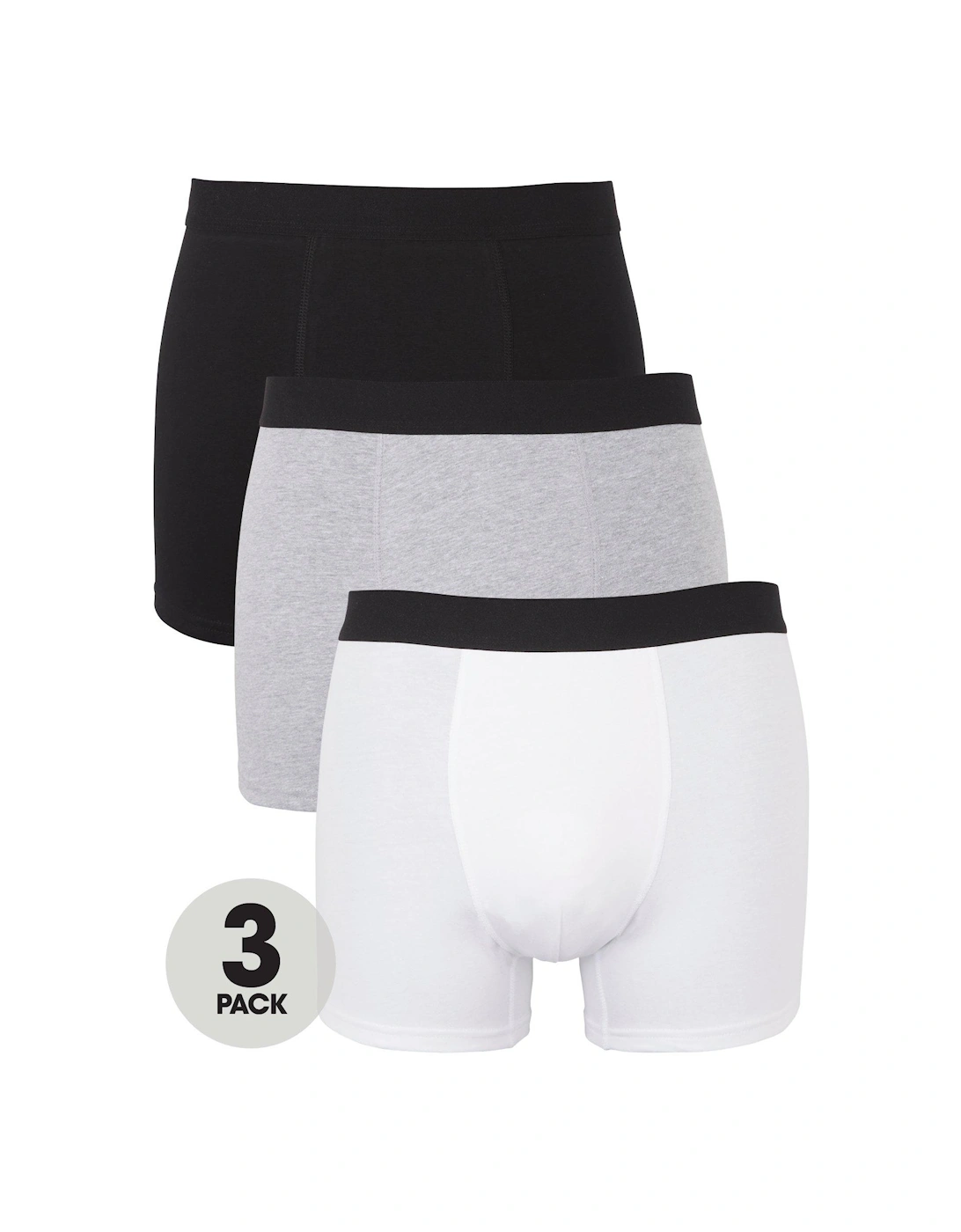 Trunk (3 Pack) - White/Grey/Black, 3 of 2