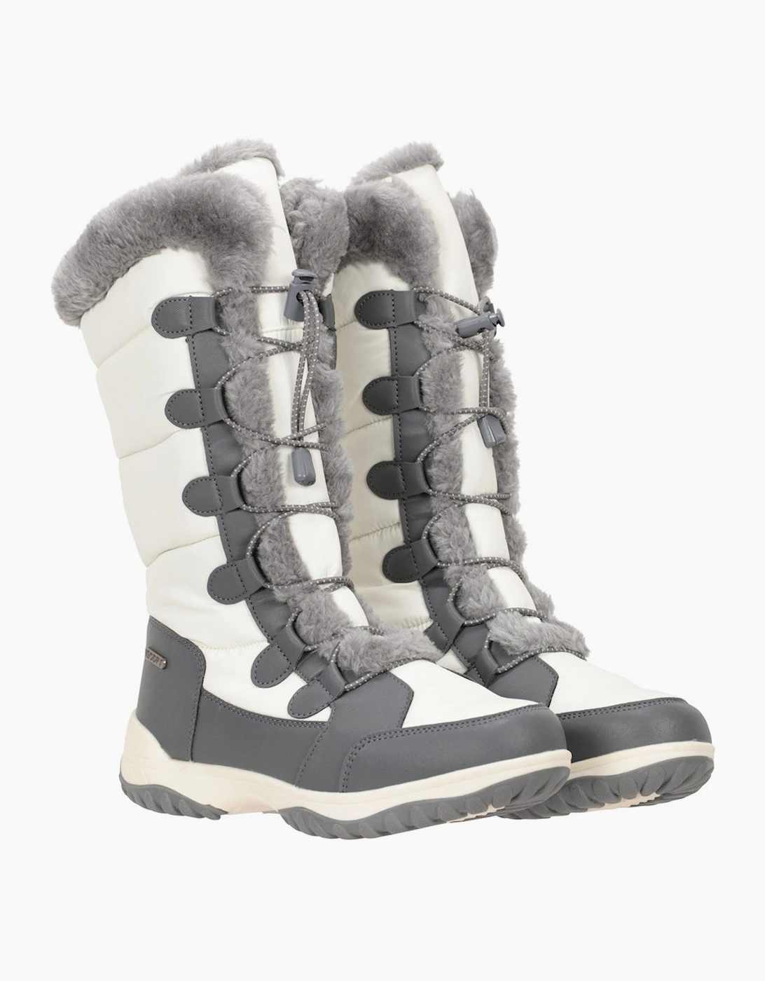 Mountain Warehouse Women's White / Snowflake Extreme Long Snow Boots  8 Size 8 Uk