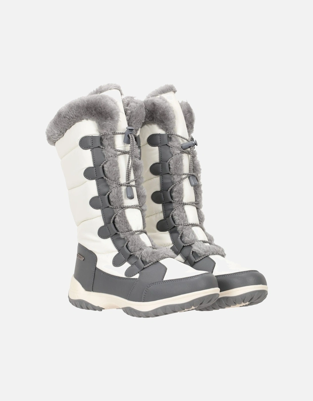 Womens/Ladies Snowflake Extreme Long Snow Boots, 6 of 5