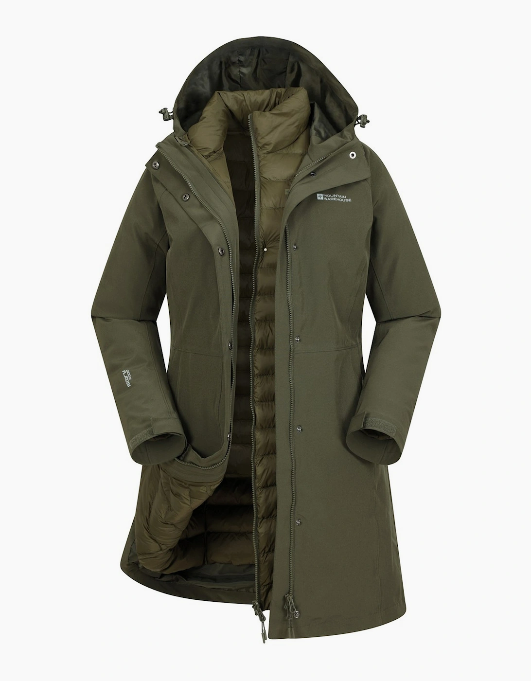 Mountain Warehouse Women's Mountain Warehouse Womens/Ladies Alaskan Long 3 In 1 Jacket - Navy