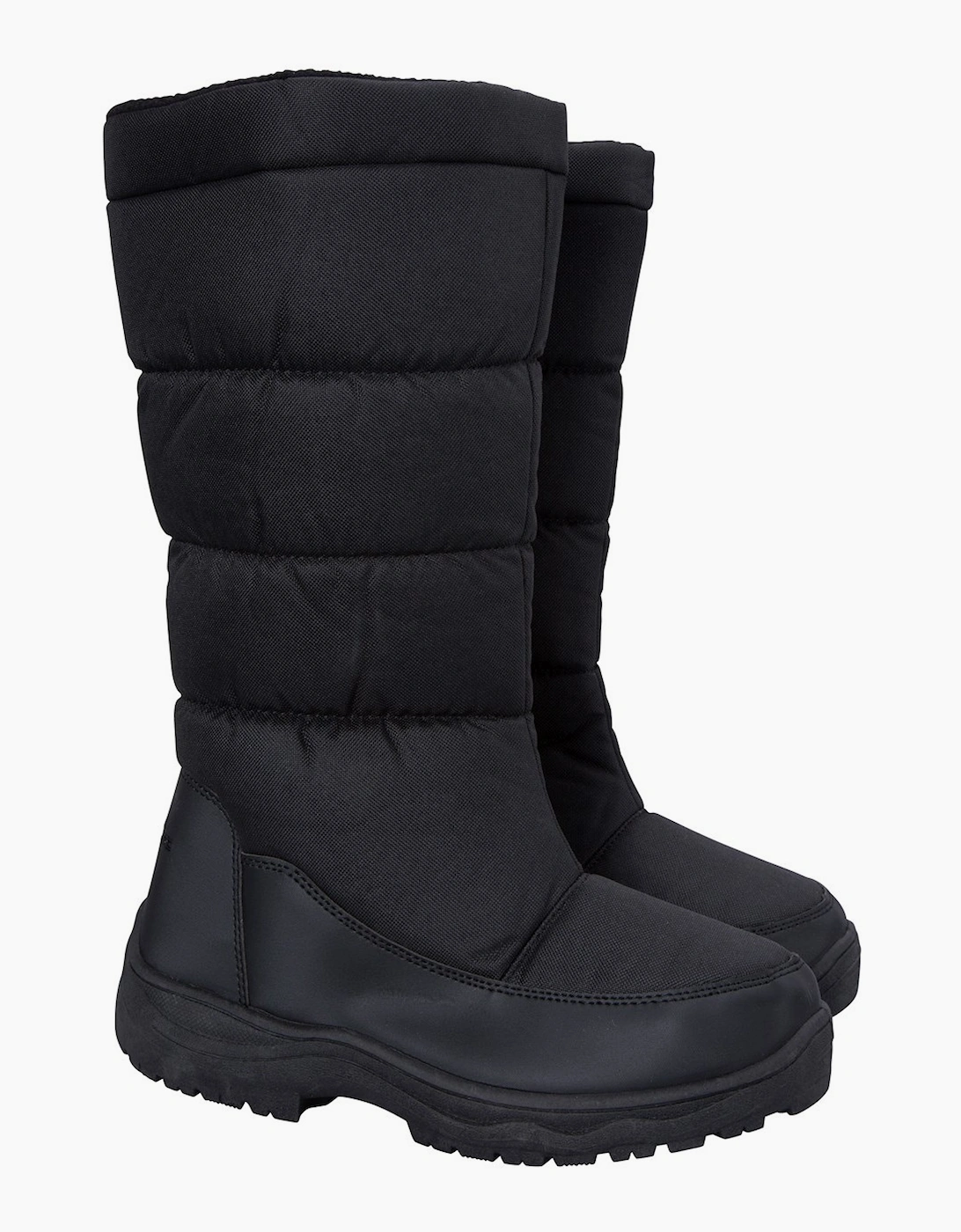 Women's Mountain Warehouse Womens/Ladies Icey Long Snow Boots - Black - Size: 6