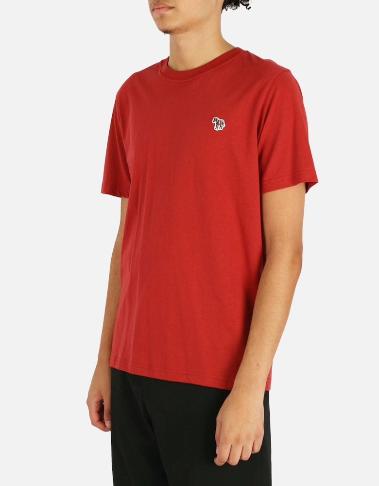 Zebra Badge Red Tee