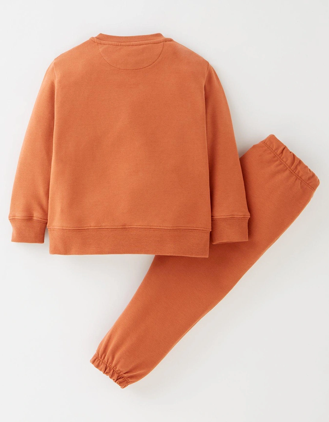 Baby Monogram Sweatshirt Jog Set - Brown