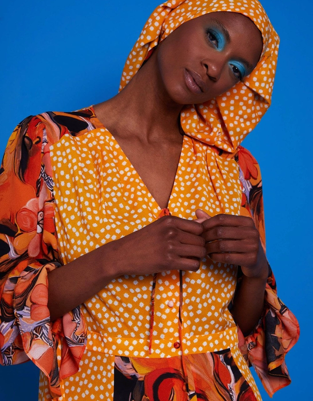Autumn Long Sleeve Maxi Dress with Fish Design