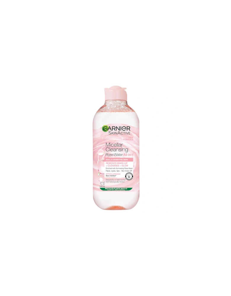 Micellar Rose Water Cleanse & Glow 400ml - Garnier