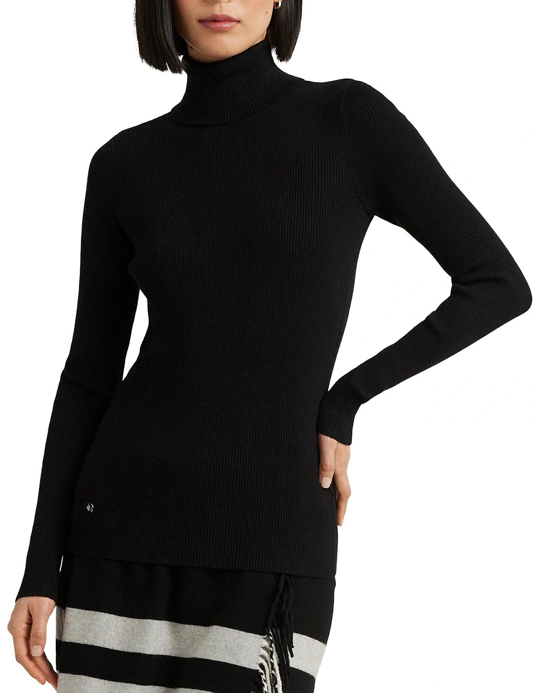 Amanda-long Sleeve-sweater - Polo Black, 3 of 2