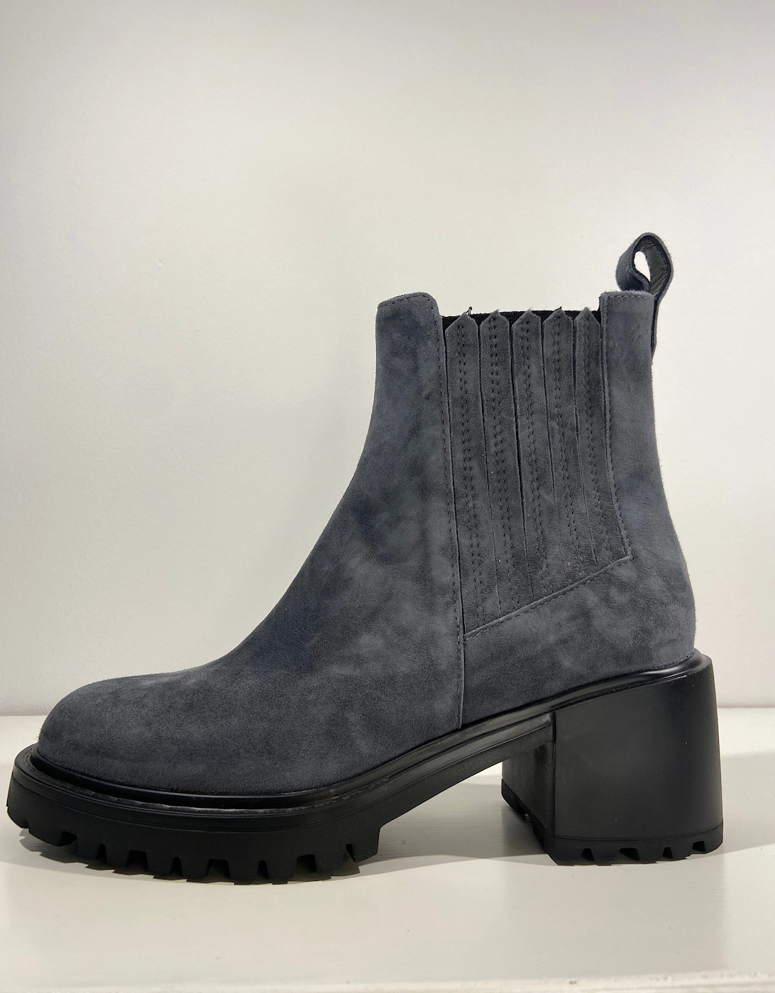 Denim blue ankle boots, 2 of 1