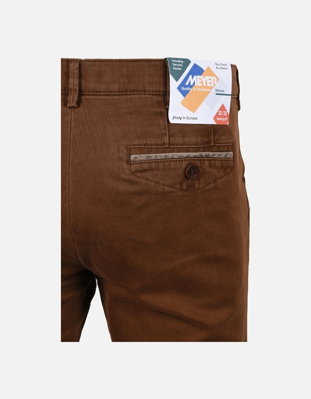 Chicago Cotton Trouser Tobacco, 4 of 3