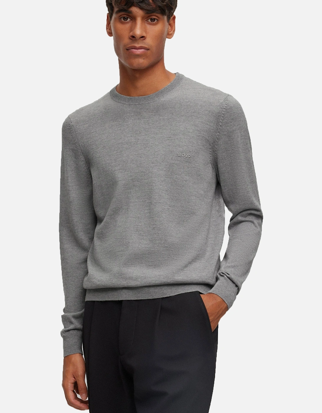 Botto-l Crew Neck Knitwear Medium Grey