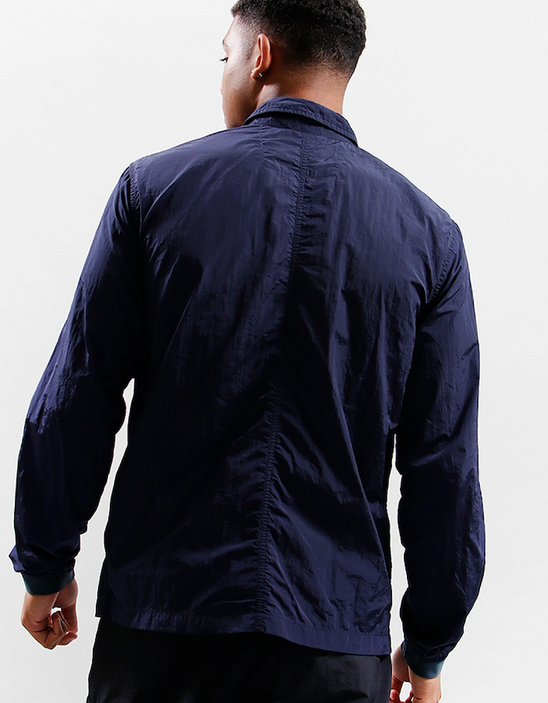 Men's Krinkle Nylon Pocket Overshirt