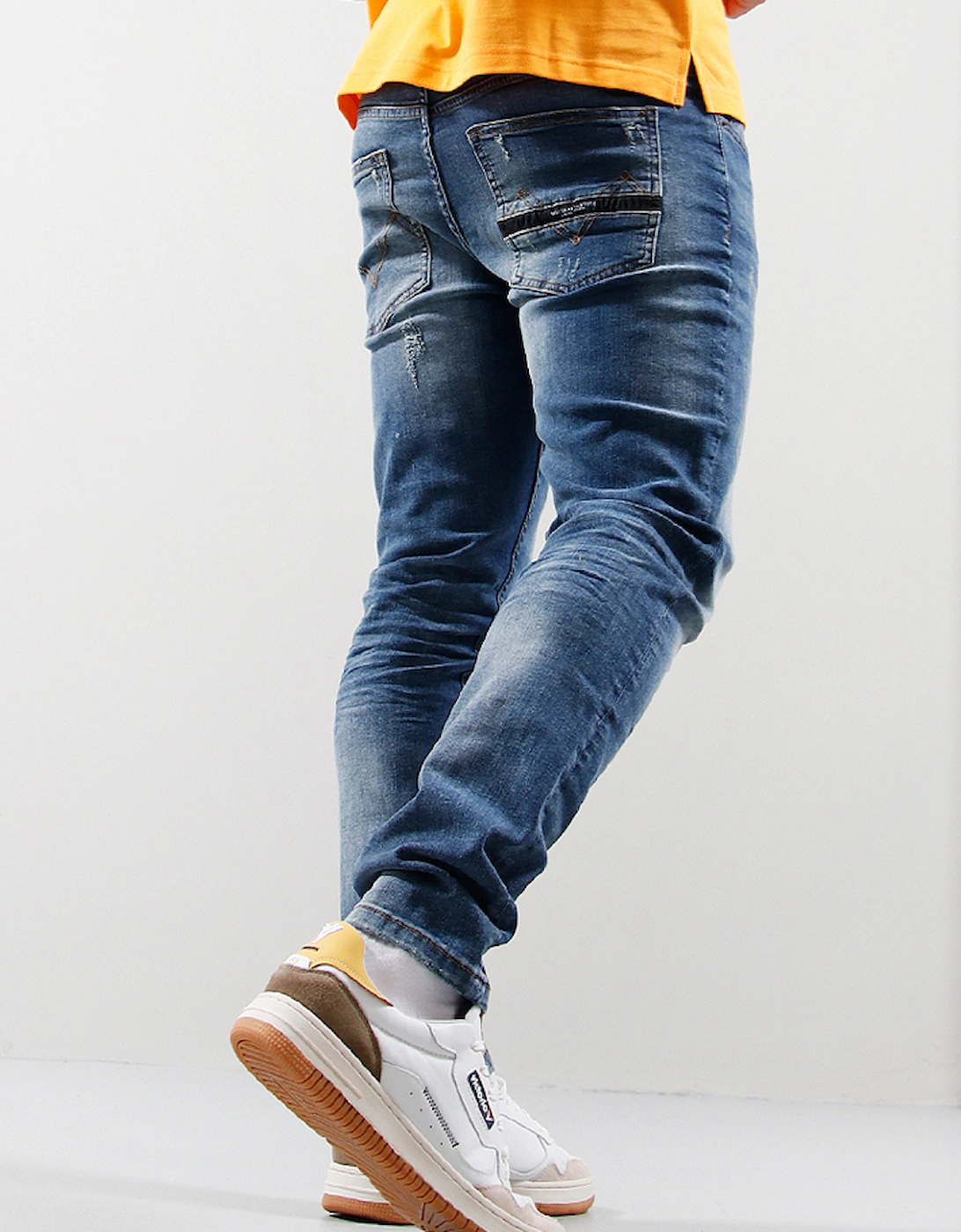 Men's Slim Tapered Denim Jeans