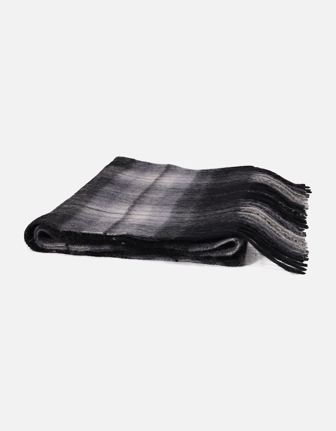 Pure Lambswool Checked Scarf