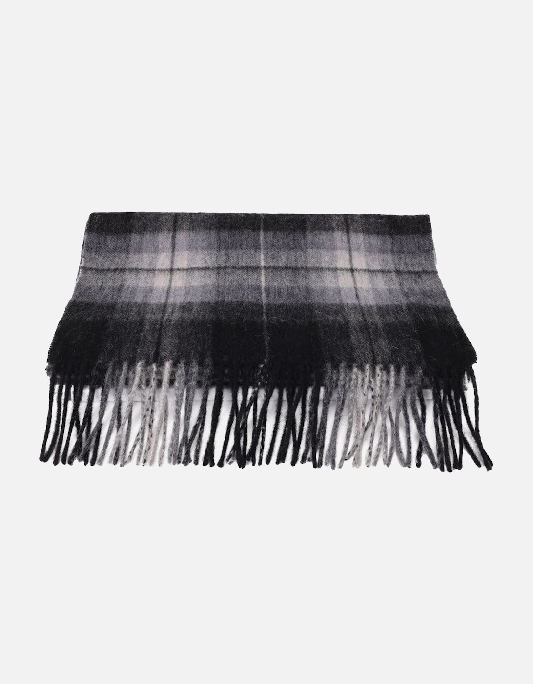 Pure Lambswool Checked Scarf