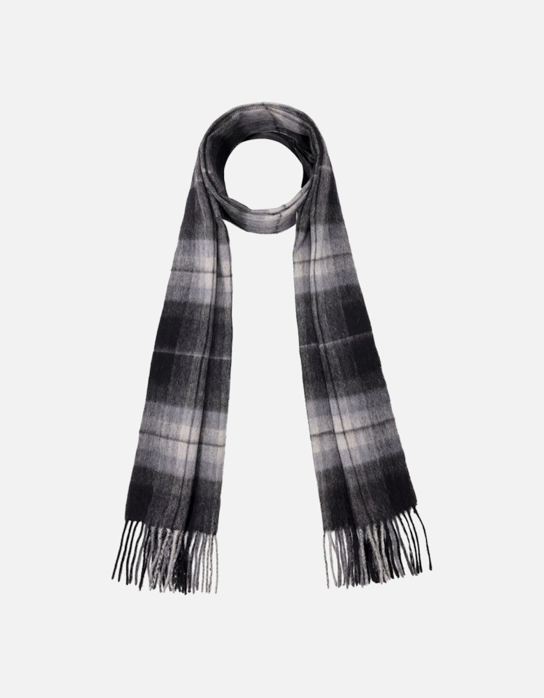 Pure Lambswool Checked Scarf