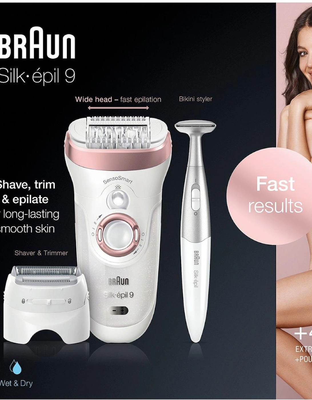 Silk-épil 9 9-890 Epilator for Women for Long-Lasting Hair Removal