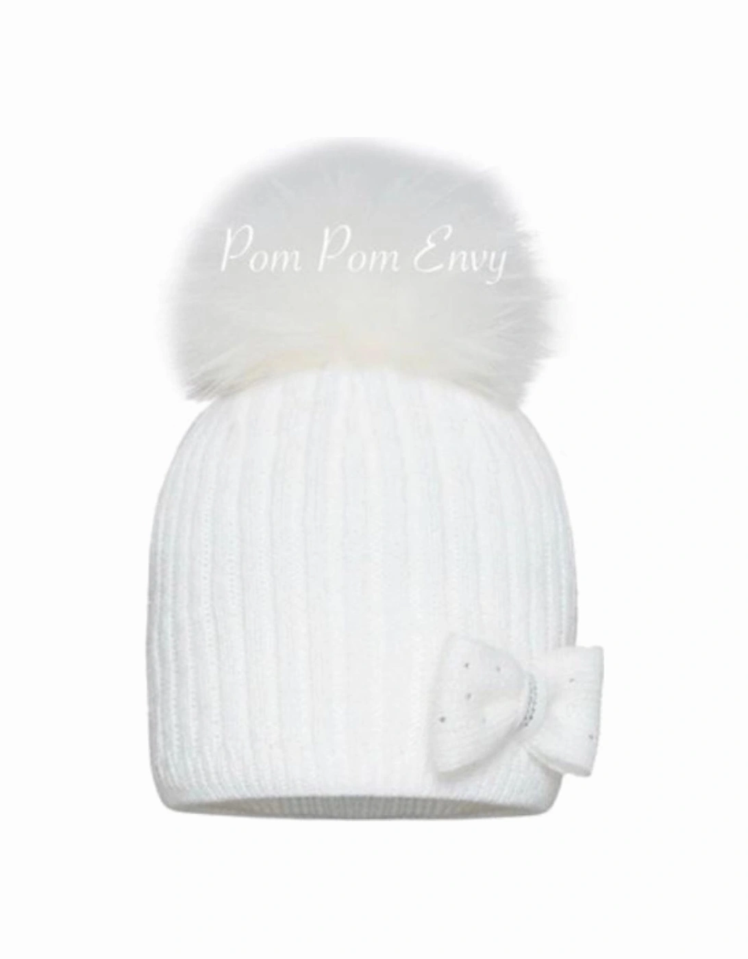 White Single Bow Hat, 2 of 1