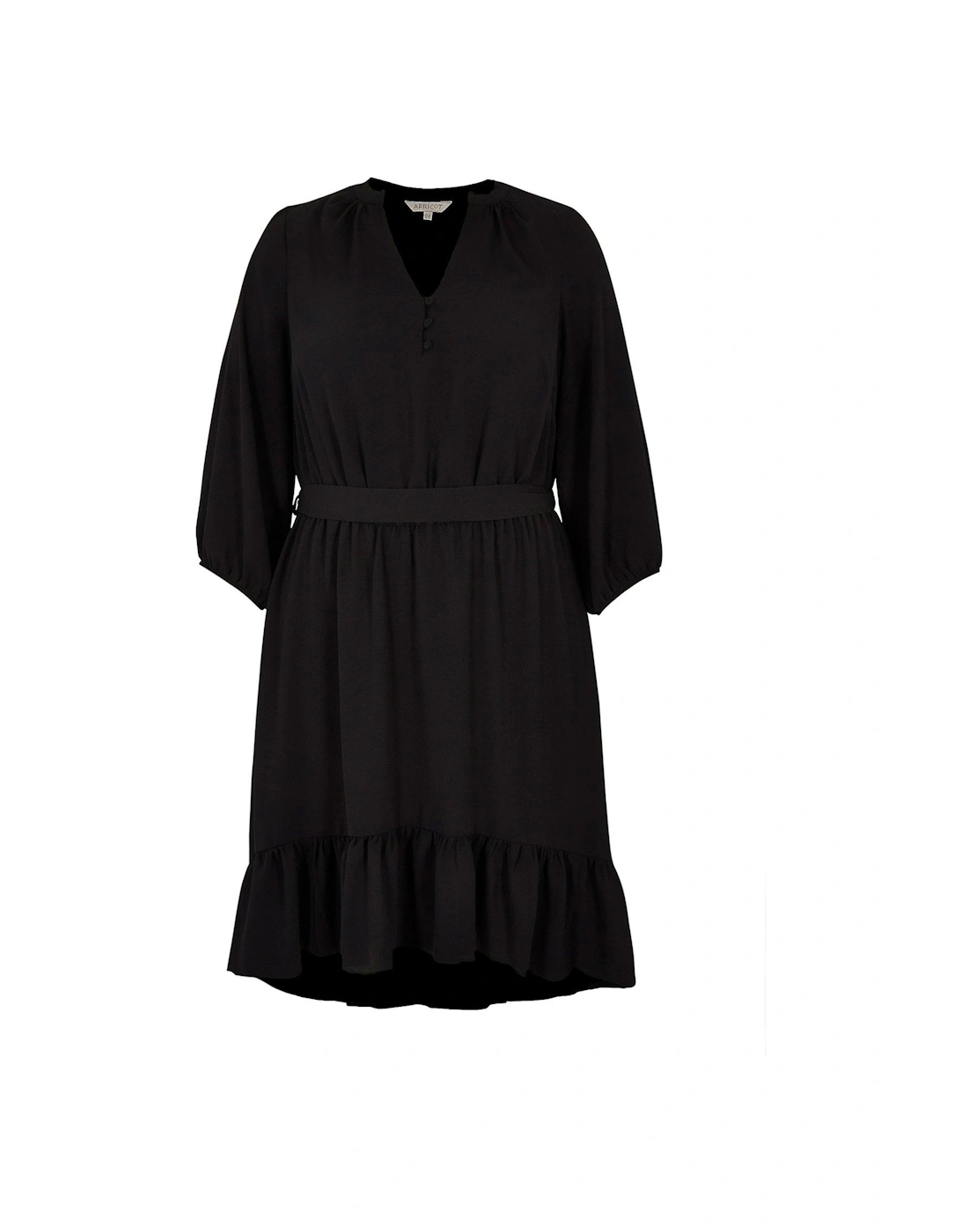 Curve High Low Open Collar Dress, 6 of 5