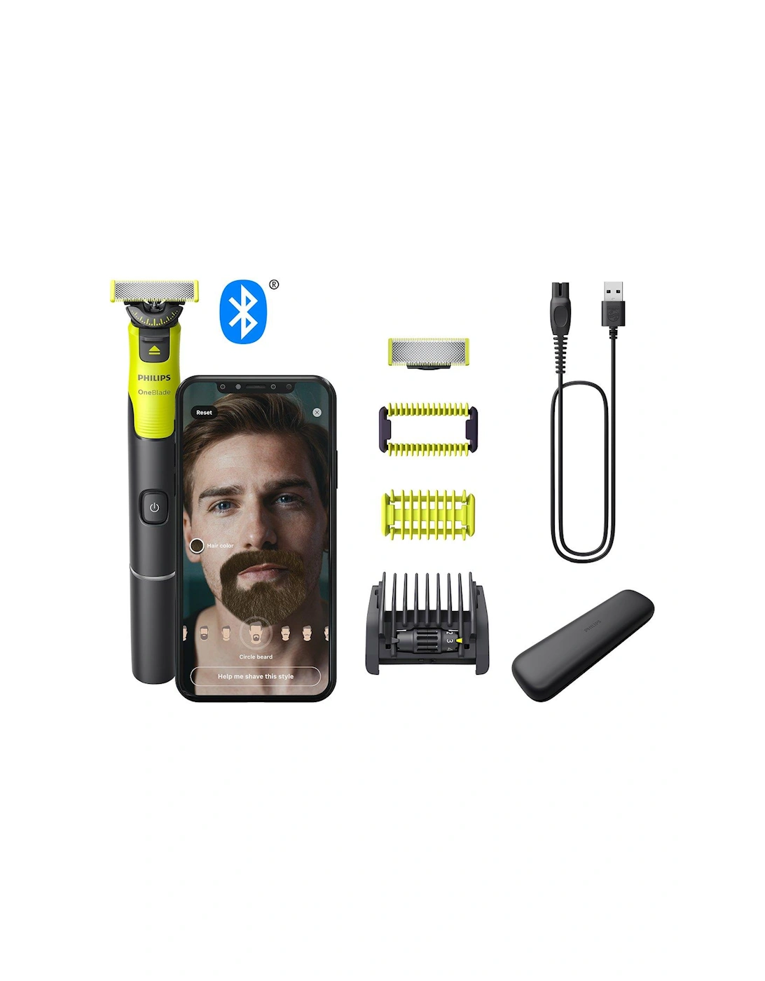 OneBlade 360 With Connectivity for Face and Body with App Connection, 2 of 1