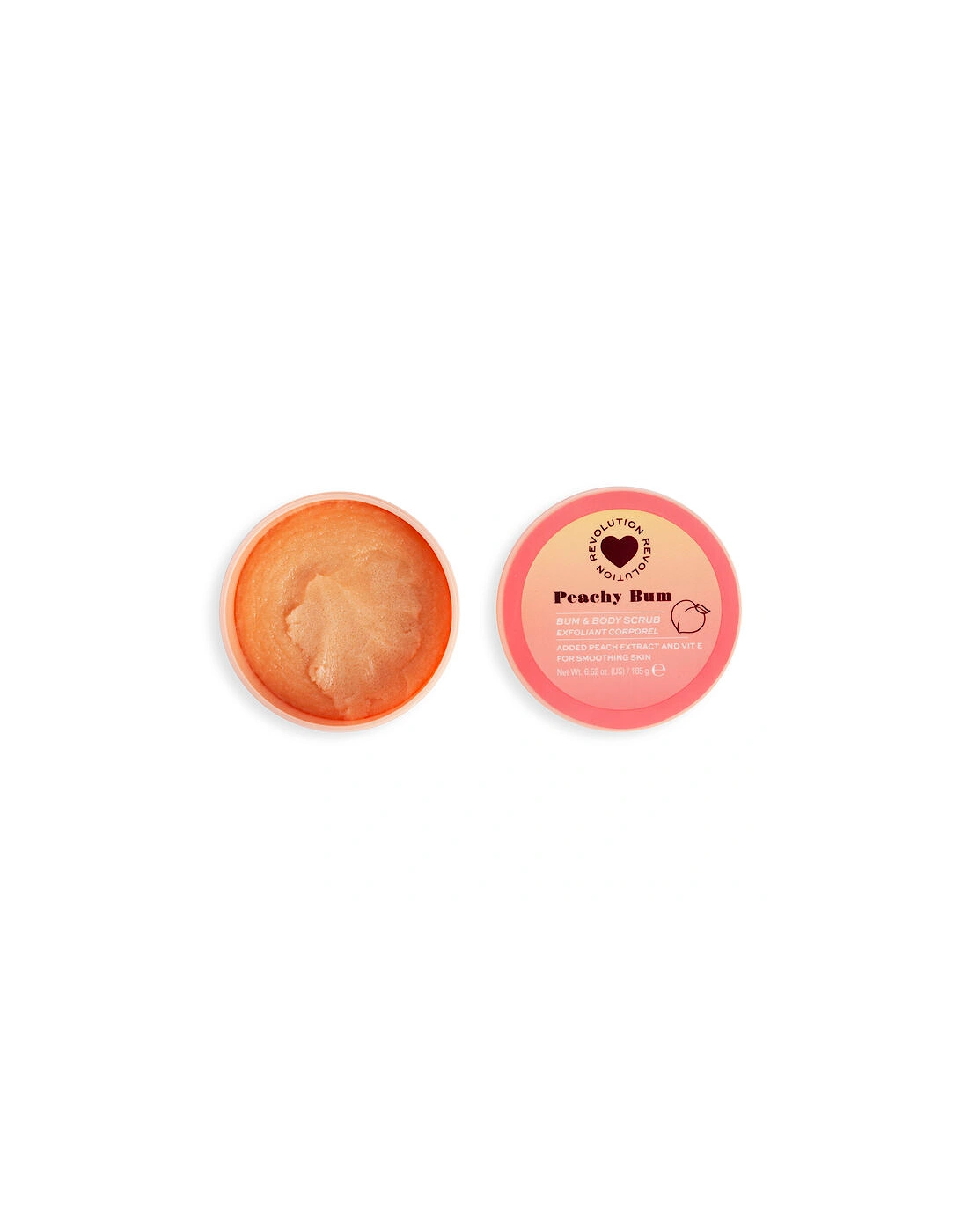 I Heart Peachy Bum Body Sugar Polish, 2 of 1