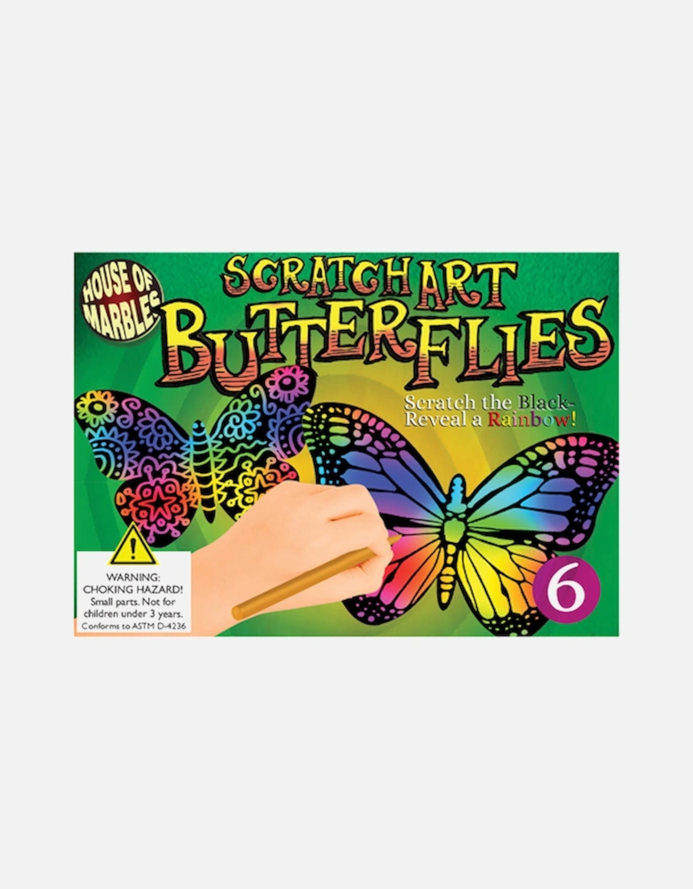 Scratch Art Set Butterflies