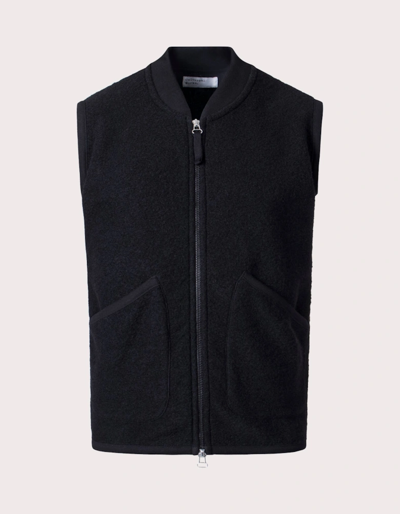 Wool Zip Gilet