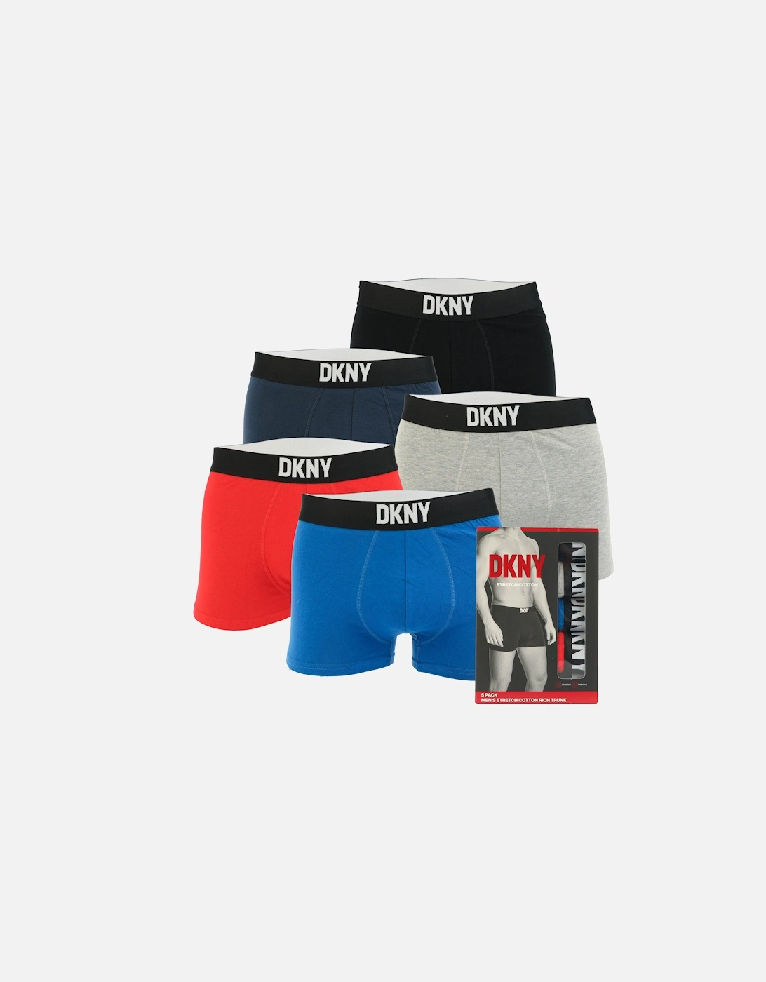 Mens Walpi 5 Pack Trunk Boxer Shorts, 4 of 3