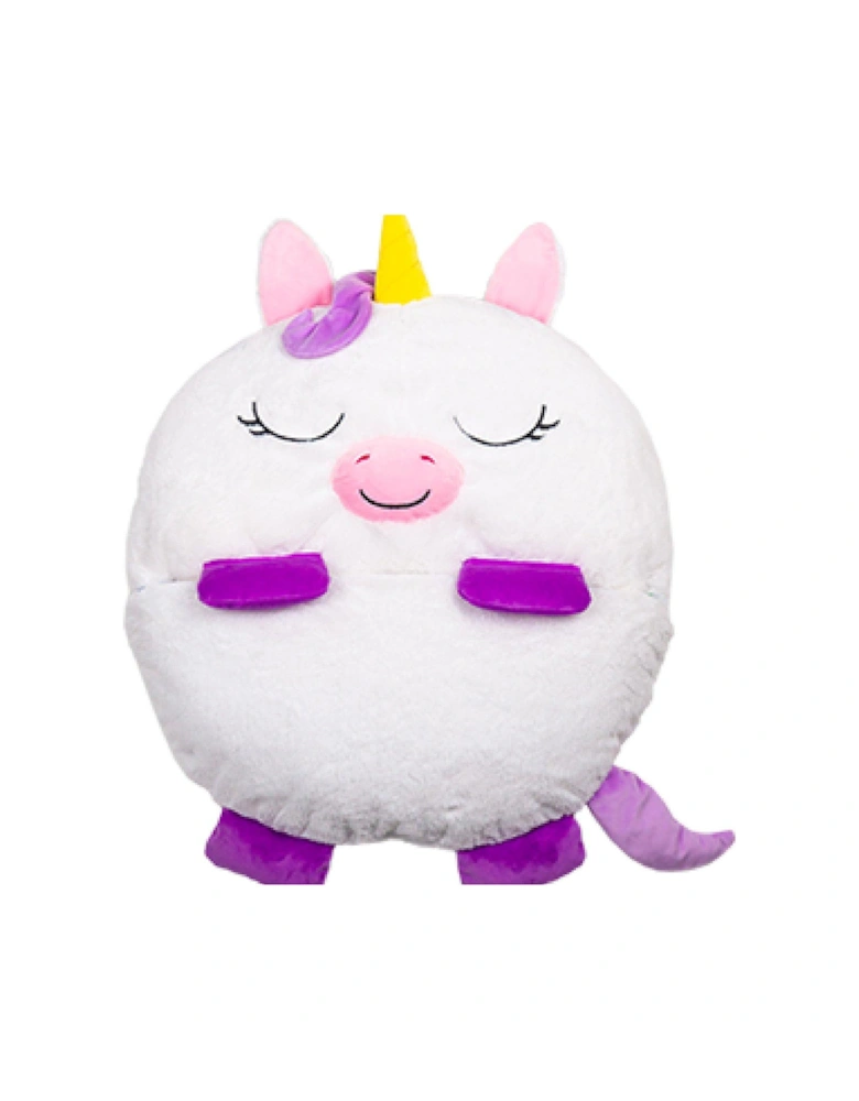 White Unicorn Kids Sleeping Bag - Medium