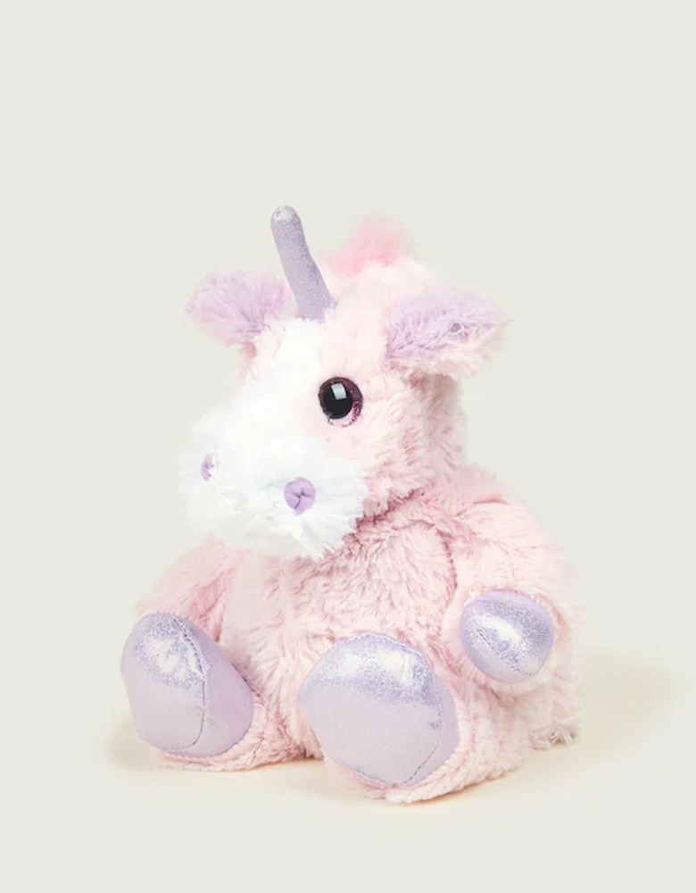 Plush Iridescent Unicorn Microwavable