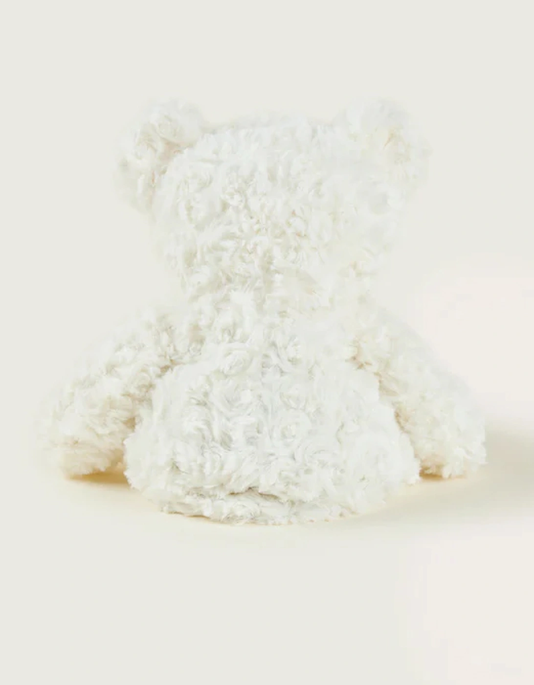 Plush Cream Curly Bear Microwavable