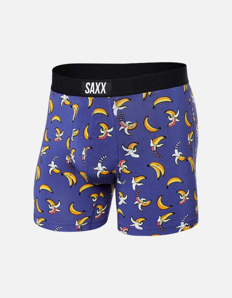 Vibe Super Soft Boxer Brief Rainbow Bananas Navy