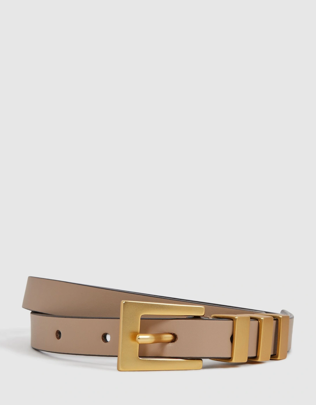 Leather Thin Buckle Belt, 2 of 1