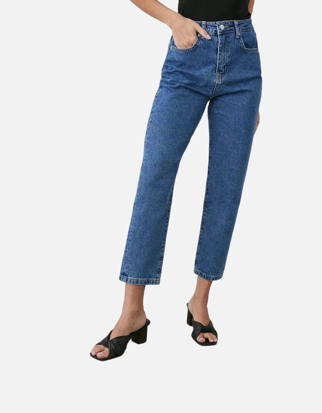 Womens/Ladies Straight Ankle Grazer Jeans, 5 of 4