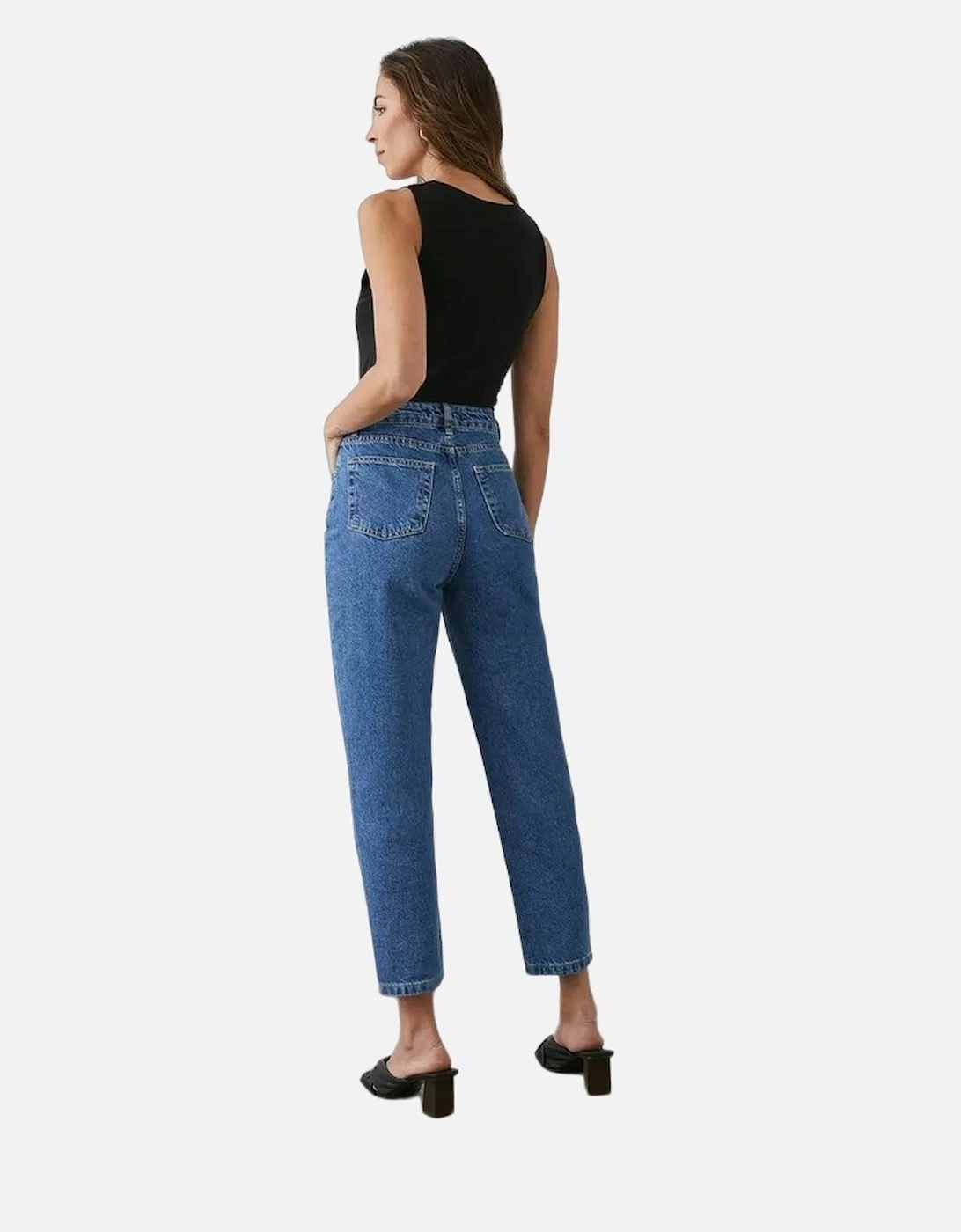 Womens/Ladies Straight Ankle Grazer Jeans