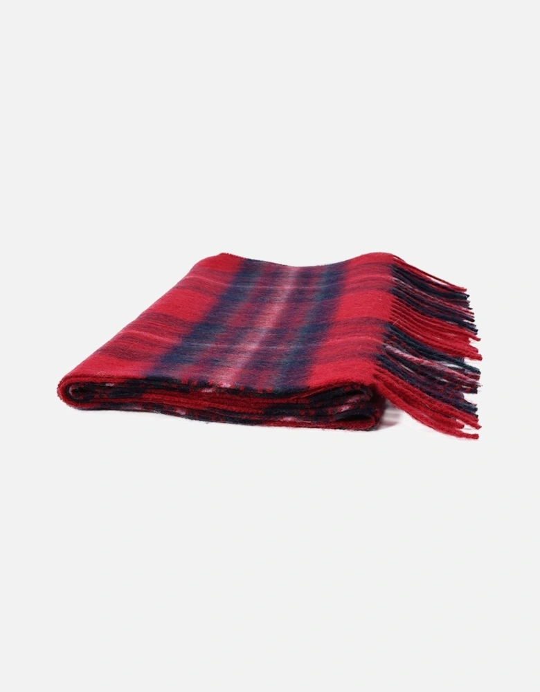 Pure Lambswool Checked Scarf