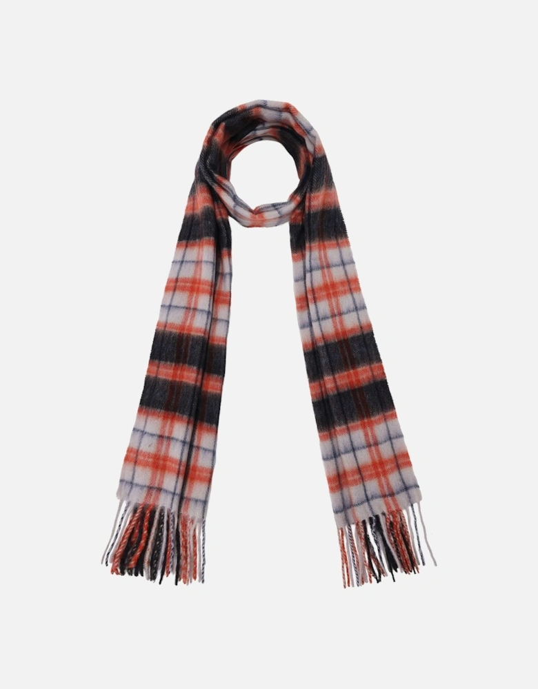 Pure Lambswool Checked Scarf