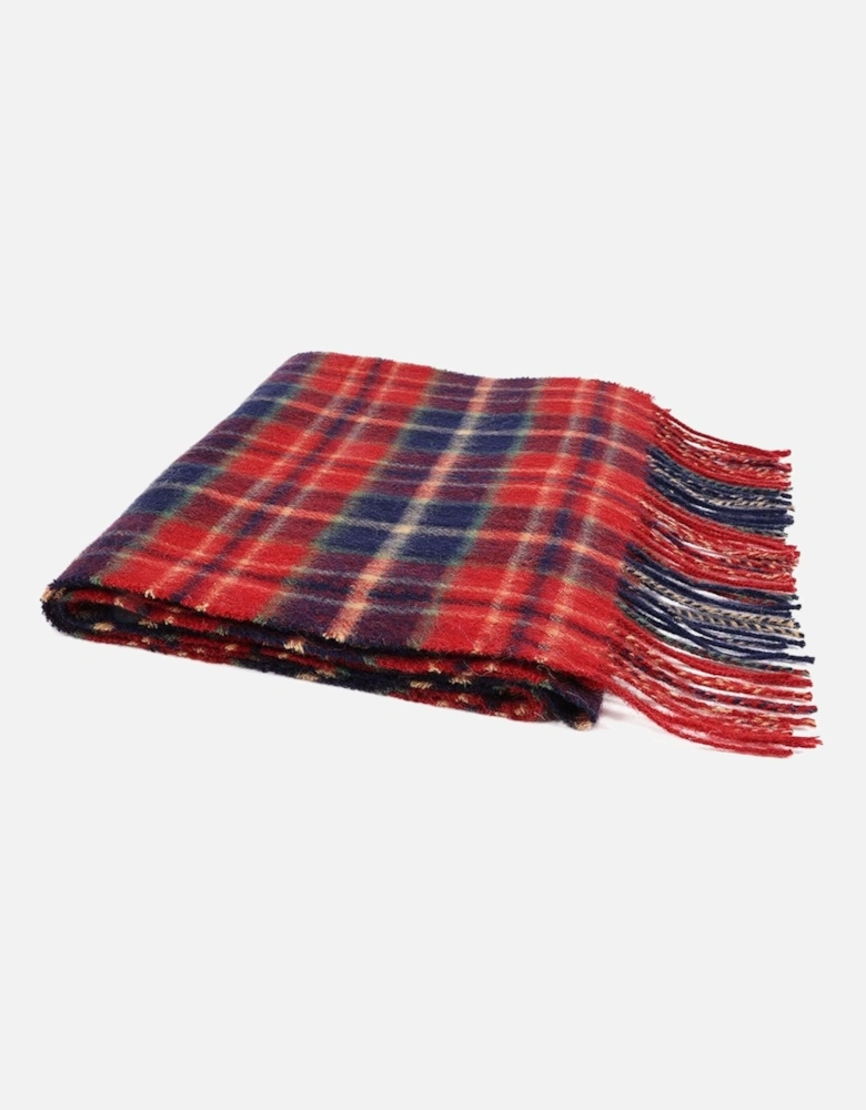 Pure Lambswool Checked Scarf