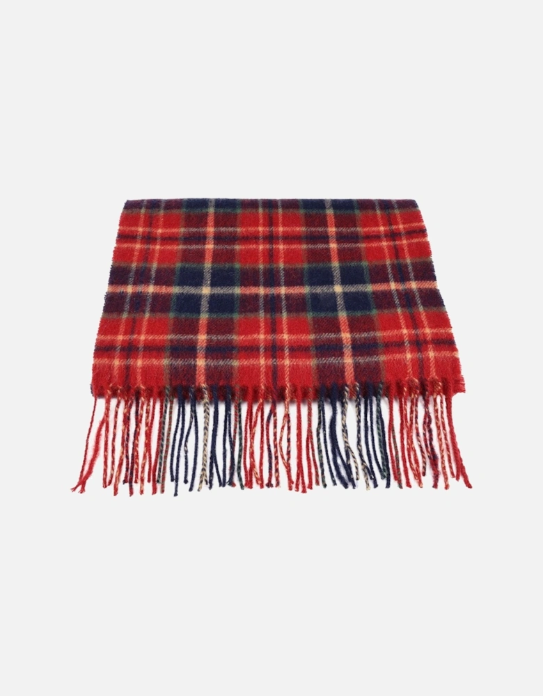 Pure Lambswool Checked Scarf