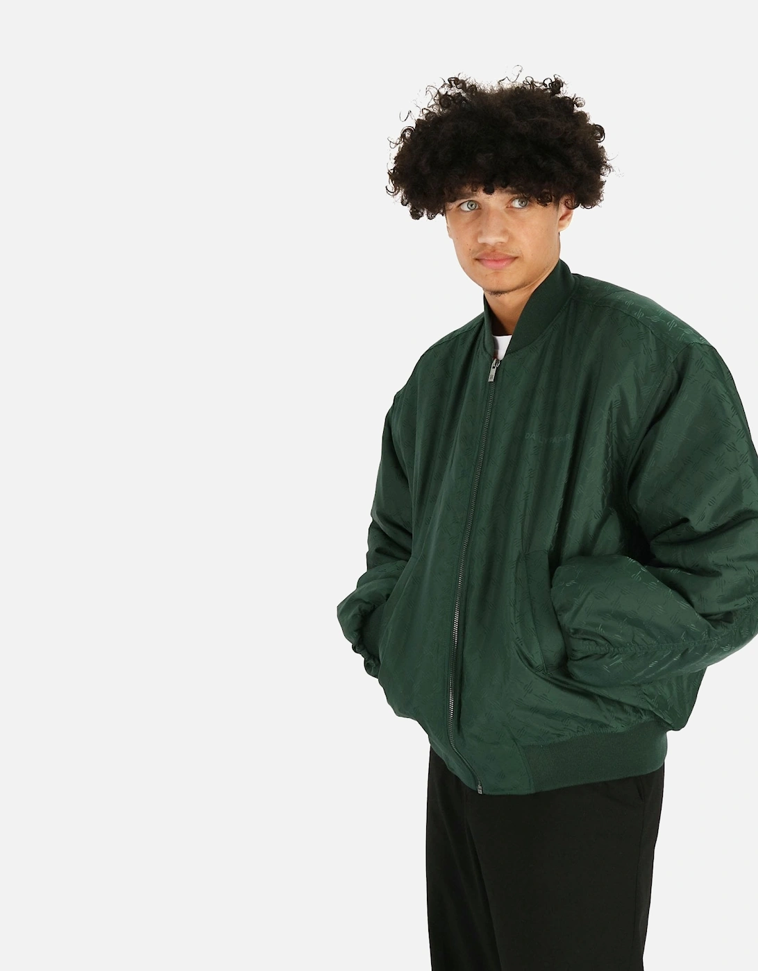 Ronack Allover Logo Green Jacket