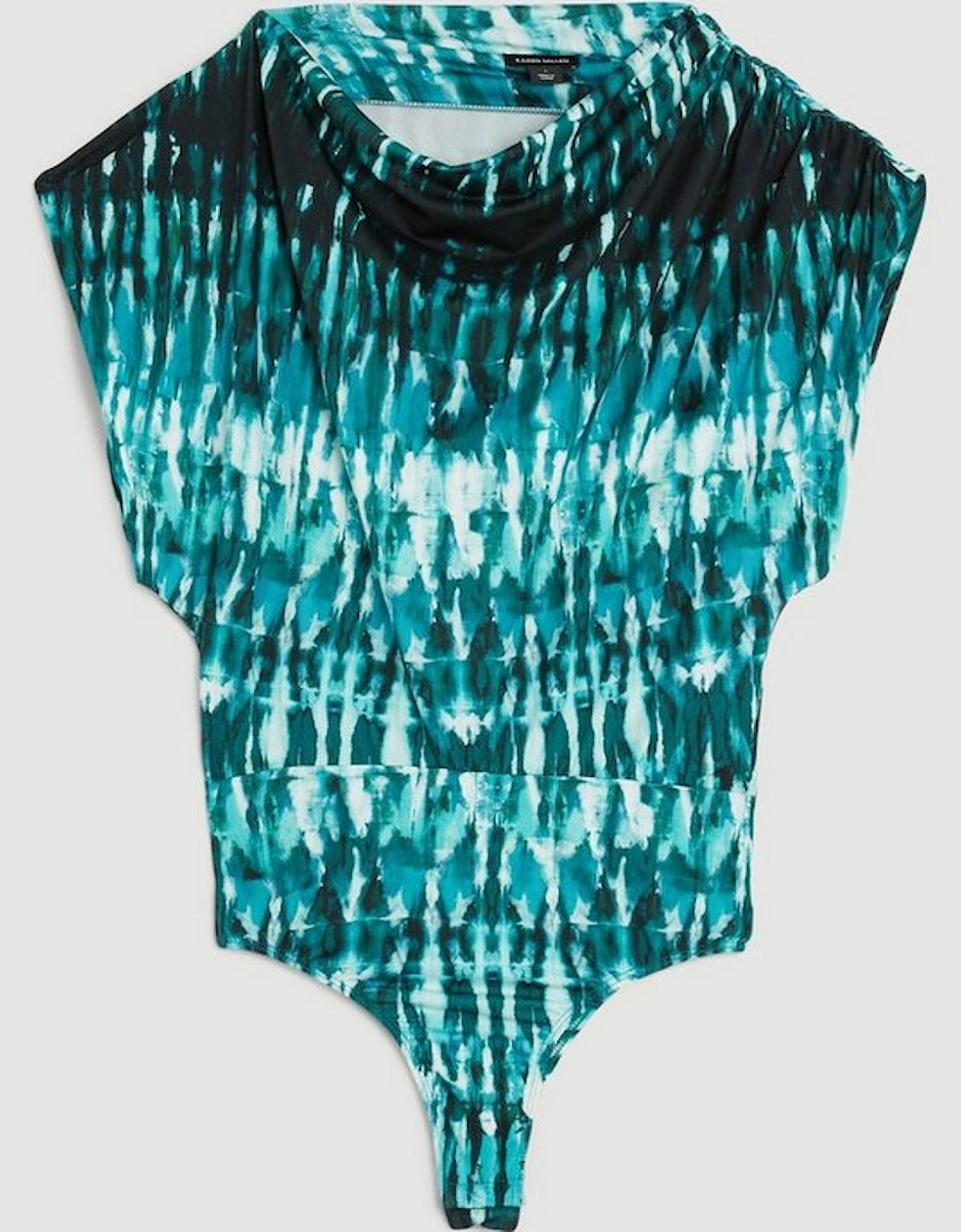 Abstract Print Jersey Bodysuit