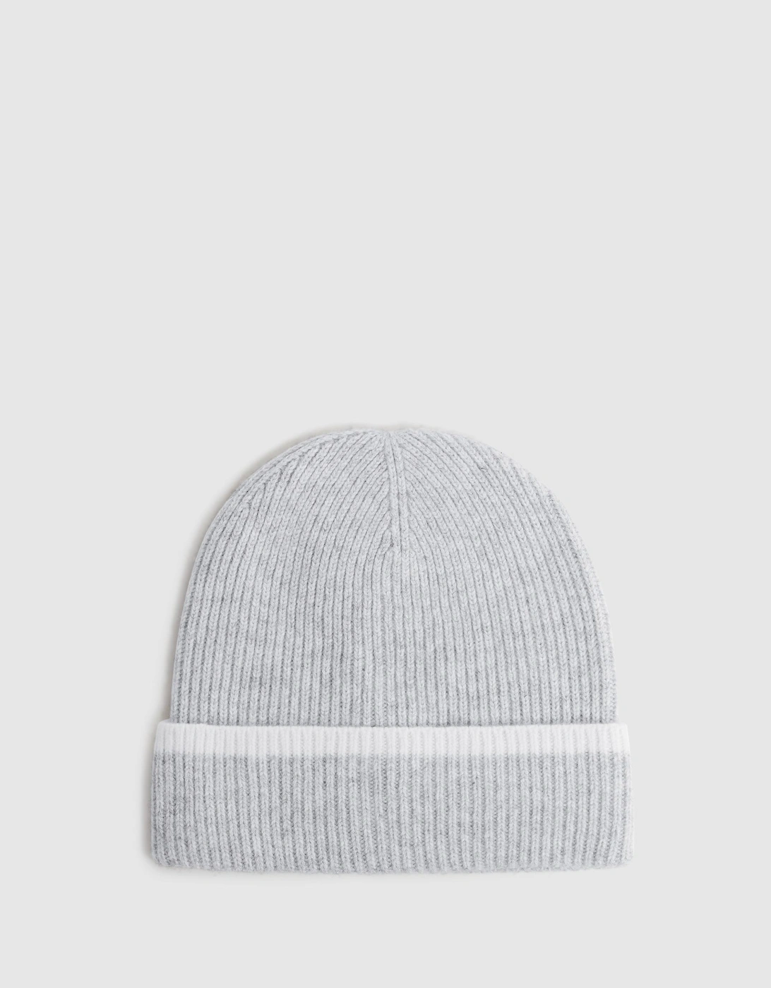Wool Ribbed Beanie Hat, 2 of 1